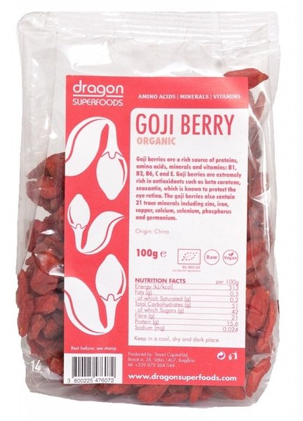 Goji berry raw bio 100G